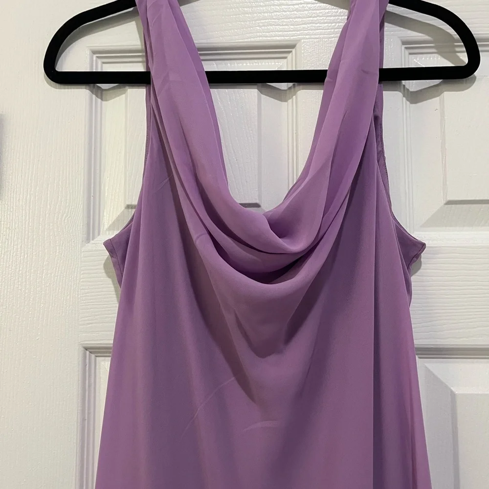 Abercrombie & Fitch Lavender Cowl Neck Maxi Dress